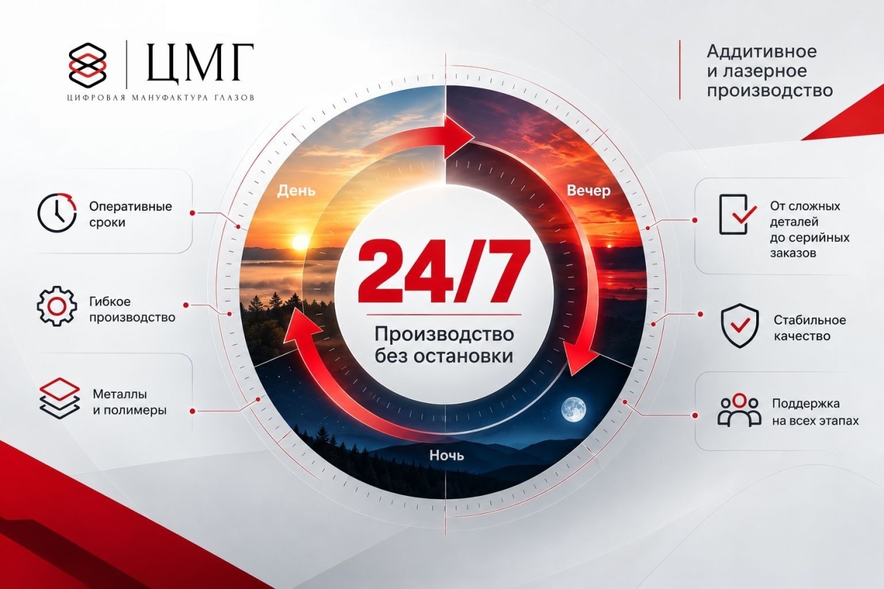 С августа наше аддитивное производство работает 24/7
